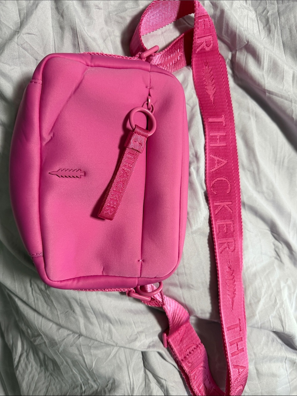 Thacker Bright Pink Crossbody Camera Bag